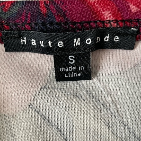 Haute Monde Pink Floral Bodycon Mini Dress - Picture 9 of 9